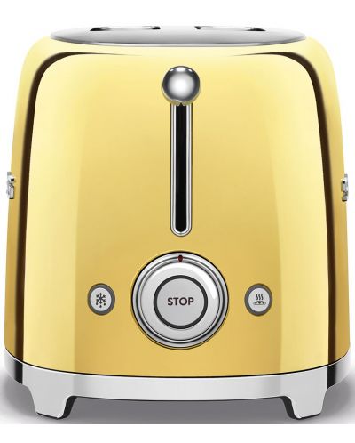 Тостер Smeg - TSF01GOEU 50's Style, 950W, 6 степени, жълт - 3